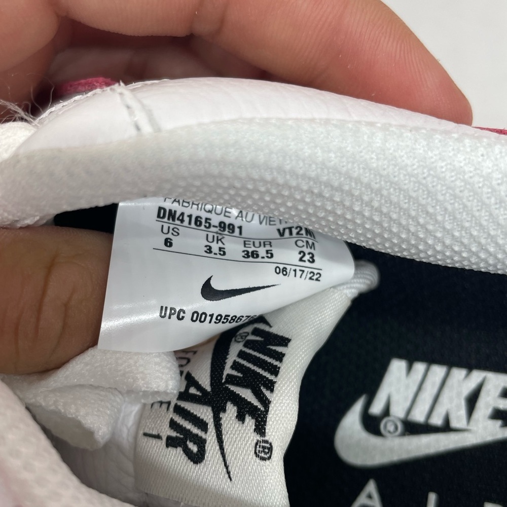 New Nike Air Force 1 Low By You 'Gum/White/Red' [DN4165-991] Women's Size 6 - Picture 6 of 6